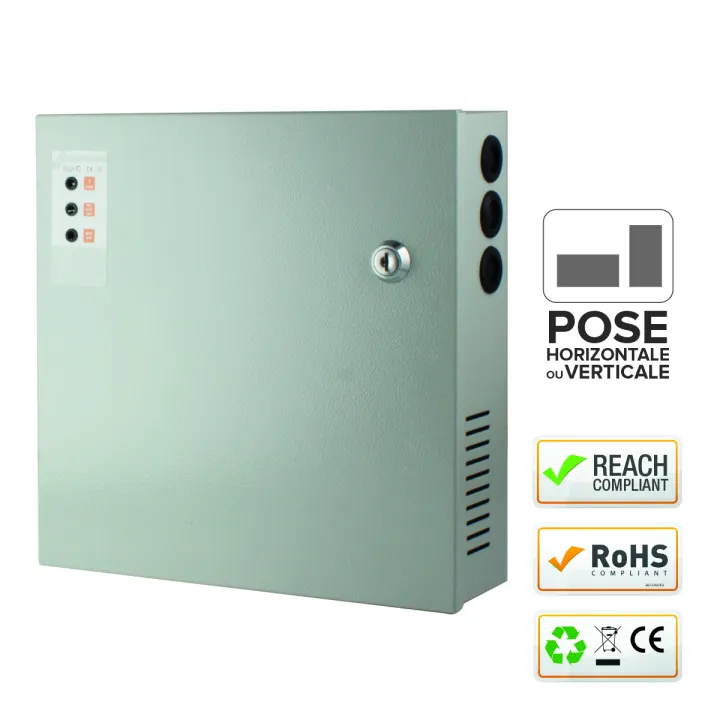 Alimentation Chargeur Psx 230V Ac / 24V Dc (27,6V) / 2,5A - 265 X 265 X 72 Mm