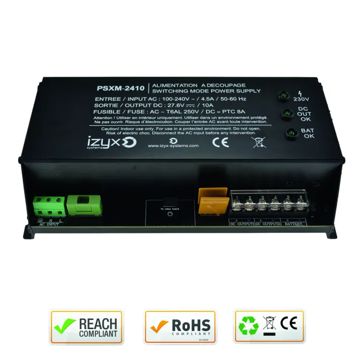 Module Alimentation Chargeur Psxm 14M 230V Ac / 24V Dc (27,6V) / 10A