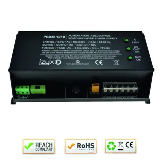 Module Alimentation Chargeur Psxm 14M 230V Ac / 12V Dc (13,8V) / 10A