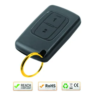 Télécommande Radio 433,92 Mhz 2 Boutons Pour Récepteurs Radio Rfr