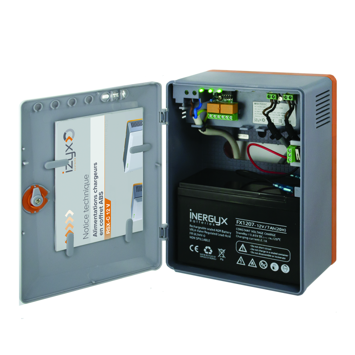 Alimentation Chargeur Rsx 230V Ac / 12V Dc / 5A - 173 X 223 X 103 Mm