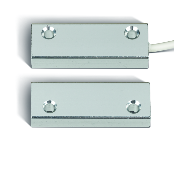 CONTACT MAGNET RECTANGULAIRE ALU AP NO+AP (4 FILS) CABLE 3M