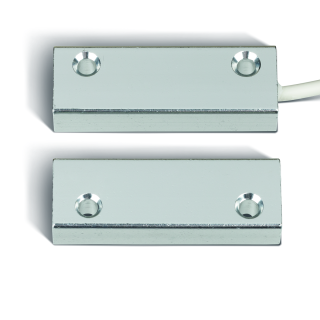 CONTACT MAGNETIQUE RECTANGULAIRE ALU AP NO (2 FILS) CABLE 3M
