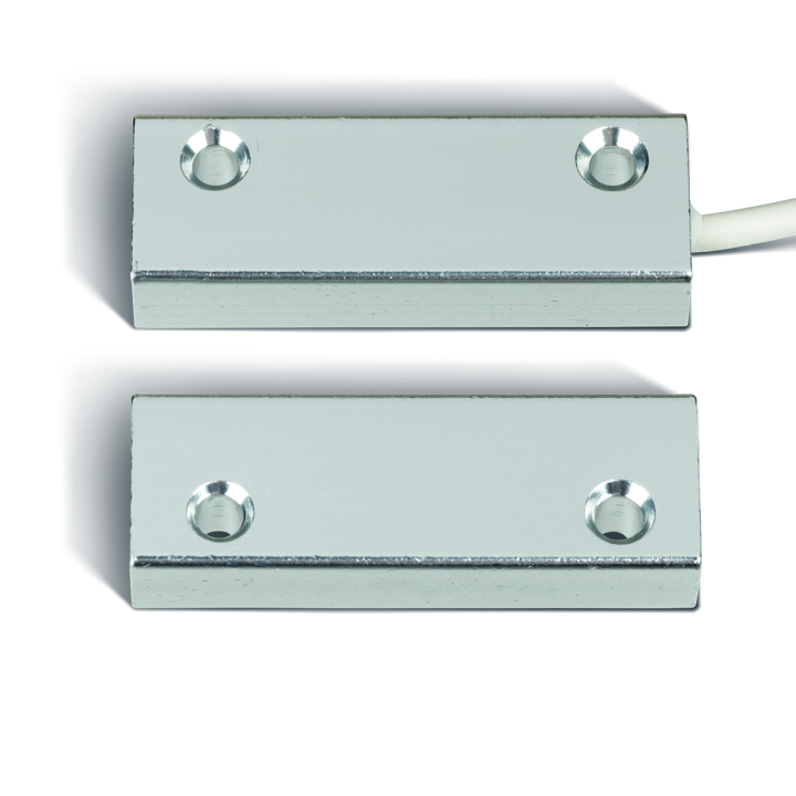 CONTACT MAGNETIQUE RECTANGULAIRE ALU AP NO (2 FILS) CABLE 3M