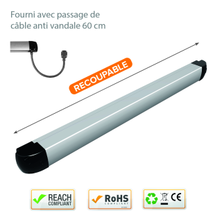 Barre contact 850 mm 2 contacts(*)