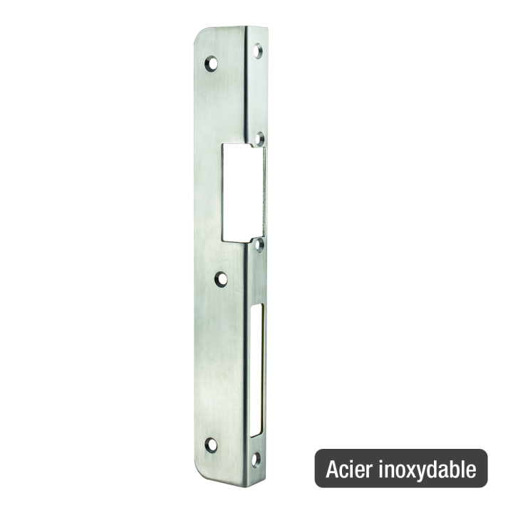 Têtière D'Angle 227,5X18,8Mm J1R Din Droite Acier Inoxyd Pour 15
