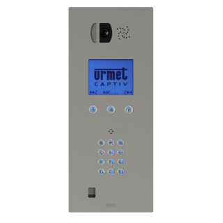 Platine de rue à  Défilement De Noms Bibus Vid. 8L Inox Clavier Pot. Tech