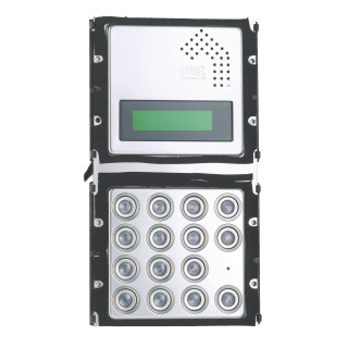 Module K-Steel Urmet, écran 16x2, clavier rétroéclairé, 2 modules​