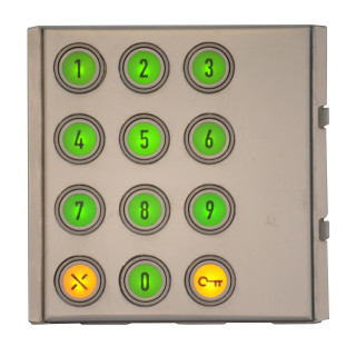 Clavier Sinthesi Steel 2 Relais Pour Systèmes Urmet