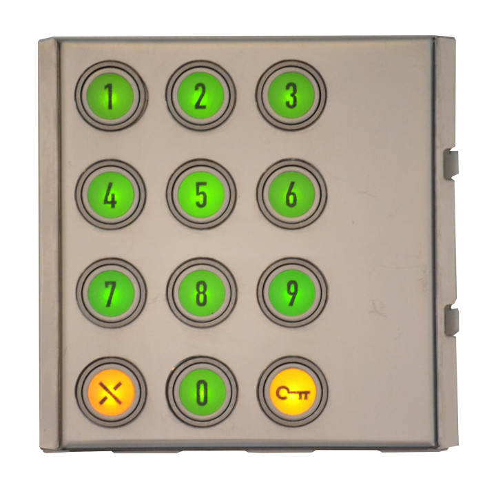 Clavier Sinthesi Steel 2 Relais Pour Systèmes Urmet