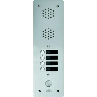 Plaque Av Alu 6Mm 1R 04Bp pour systèmes URMET