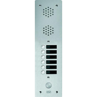 Plaque Av Alu 6Mm 1R 06Bp pour systèmes URMET