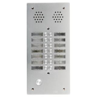 Plaque A.V Alu 6Mm 2R 14Bp Pour Systèmes Urmet