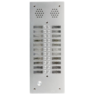 Plaque A.V Alu 6Mm 2R 22Bp Pour Systèmes Urmet