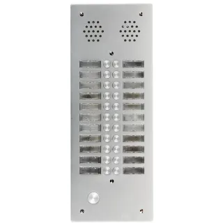 Plaque AV Alu 6Mm 2R 22Bp pour systèmes URMET