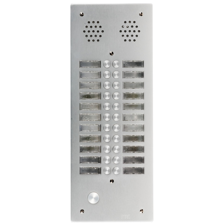 Plaque A.V Alu 6Mm 2R 22Bp Pour Systèmes Urmet