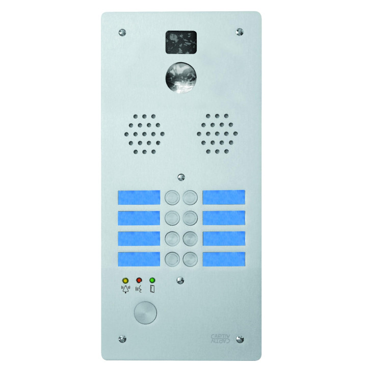 Plaque Alu 8T Video Cablee