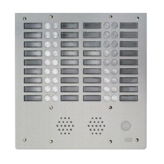 Plaque A.V Alu 6Mm 4R 36Bp Pour Systèmes Urmet