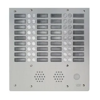 Plaque AV Alu 6Mm 4R 36Bp pour systèmes URMET