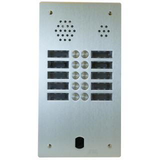 Plaque Audio Alu 2R 10Bp 2Voice Complete