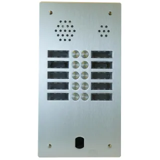 Plaque Audio Alu 2R 10Bp 2Voice Complete