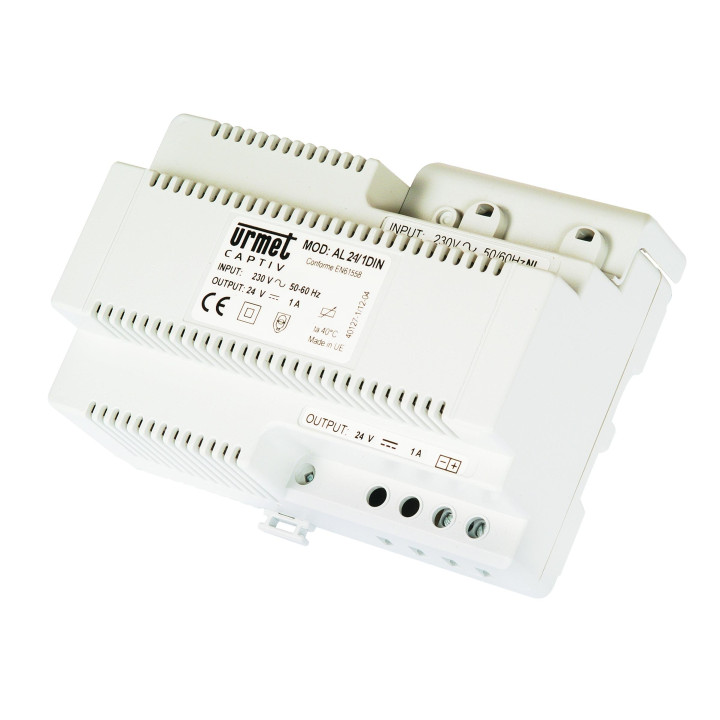 Alimentation 24Vcc 1A, Rail Din 6 modules, conforme EN61558