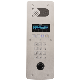 Platine Vidéo À Défilement 2Voice 2 Lignes Perçage T25 - Inox Bord De Mer