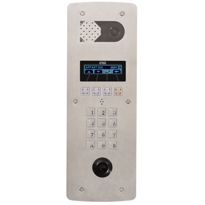 Platine Vidéo À Défilement 2Voice 2 Lignes Perçage T25 - Inox Bord De Mer