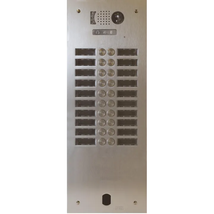Plaque Video Alu 2R 20 Bp 2Voice pour systèmes URMET