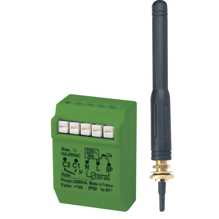 Micromodule Télérupteur 10A Radio Power Antenne Extérieure