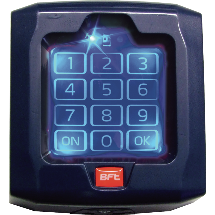 Q BO TOUCH, CLAVIER RADIO CODE A EFFLEUREMENT