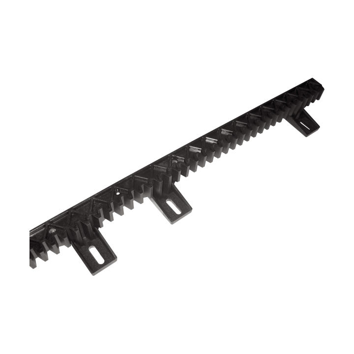 CP BFT CREMAILLERE NOIRE PLASTIQUE 22 X 22 1M
