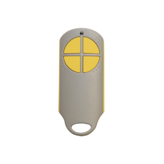 Telecommande 868 Mhz 4 Canaux Jaune