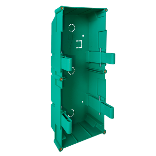 Boîtier encastrement pour PIC6 avec axes métalliques, glissières