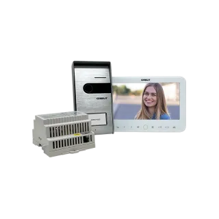Kit Vidéo Complet Avec Moniteur Couleur 7 Pouces.