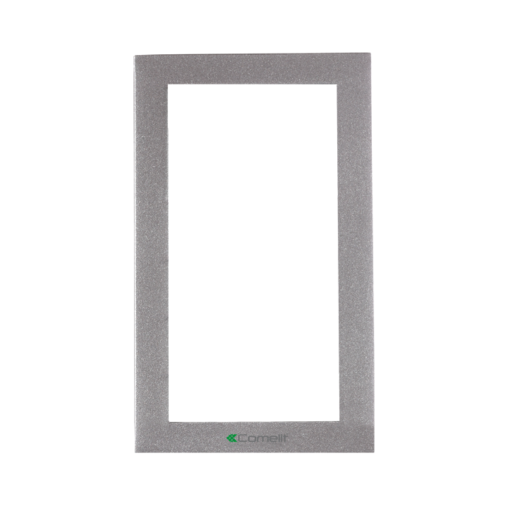 Cadre porte-modules 2 modules Couleur argent
