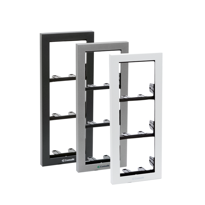 Cadre porte-modules 3 modules Couleur  anthracite