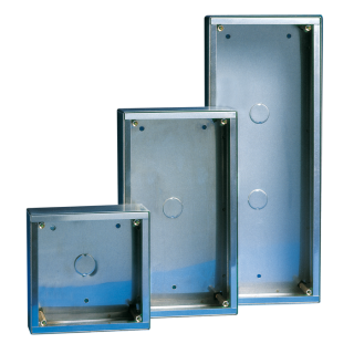 Boitier saillie Inox pour vandalcom 3 modules