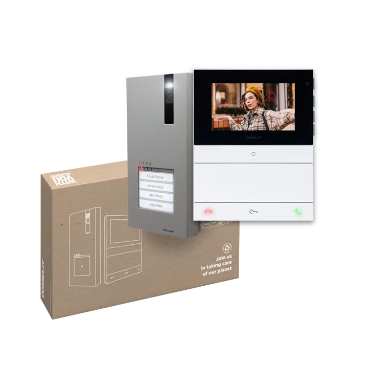 Kit Quadra Combiné Au Moniteur People Mains Libres Bm. Compatibilité Simplebus