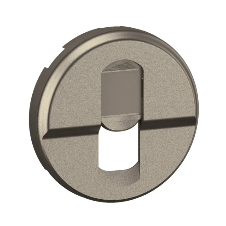 Enjoliveur Prise Simple Rj45 Céliane - Titanium