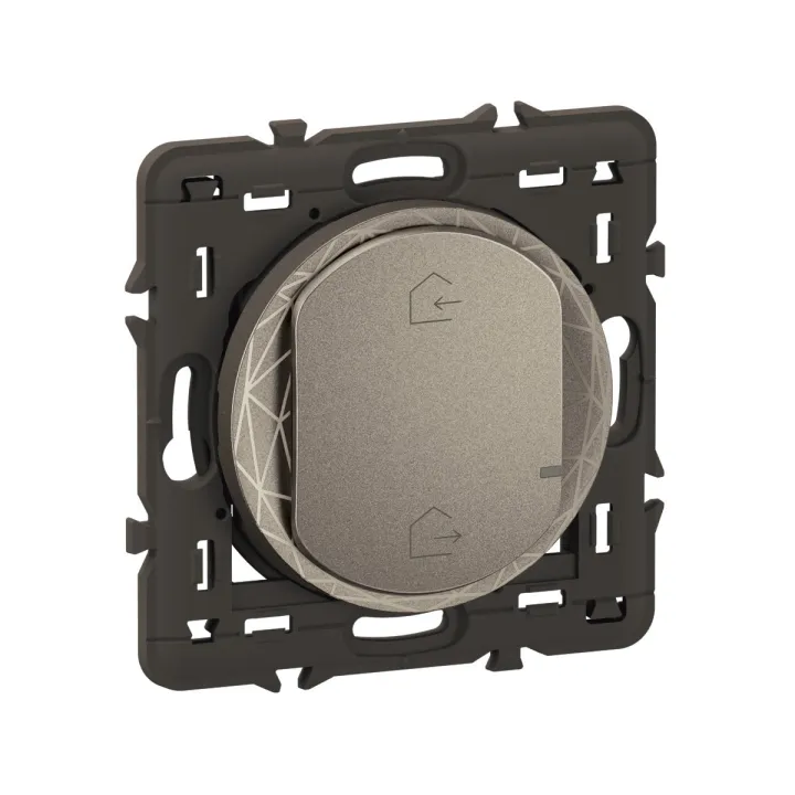 Commande Générale Départ/Arrivée Sans Fils Céliane With Netatmo - Titanium