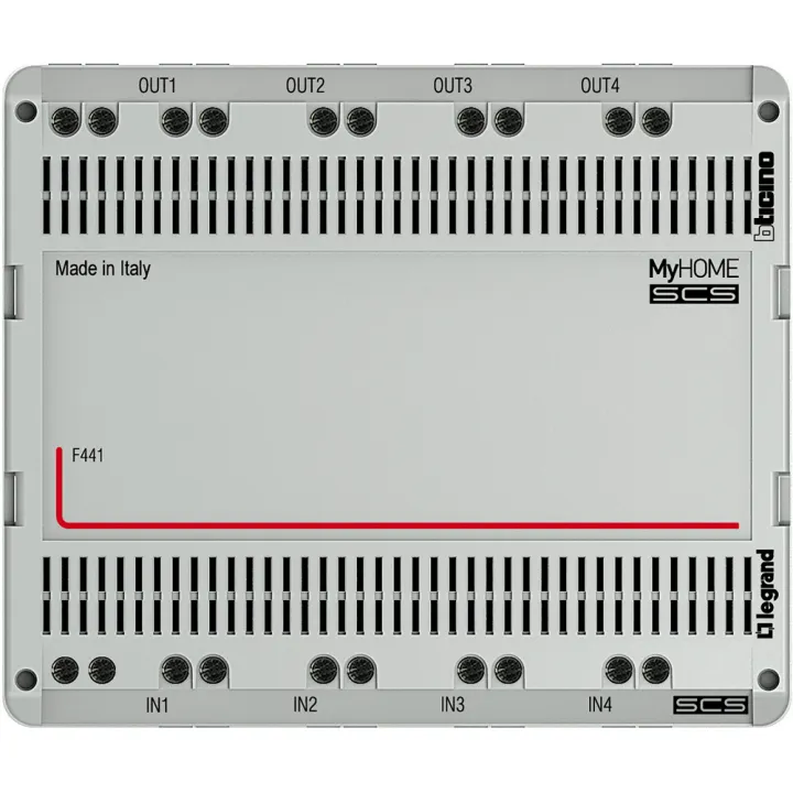 Répartiteur Modulaire Audio-Vidéo Bus 2 Fils 4 Entreés Et 4 Sorties - 6 Modules