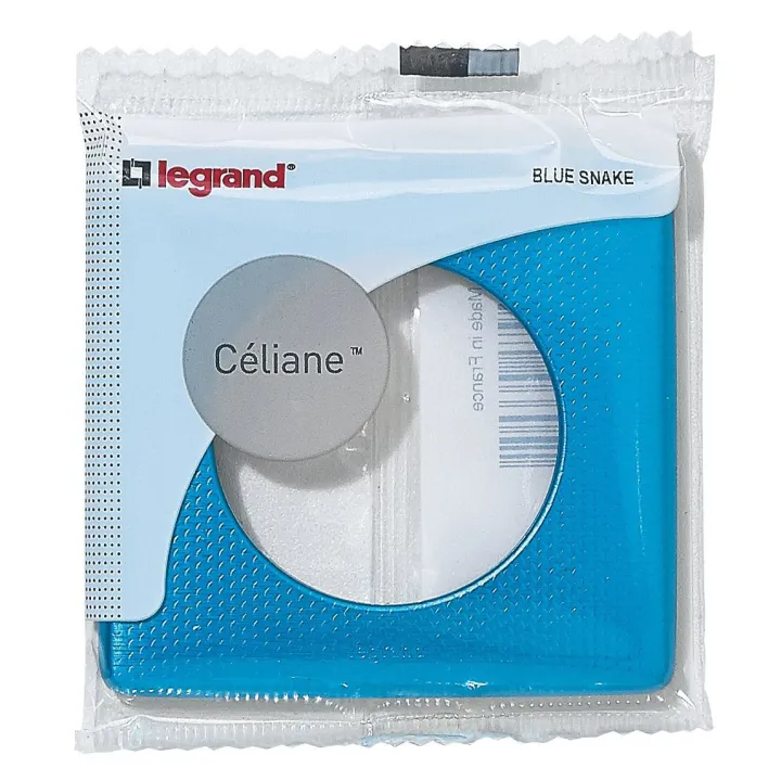 Plaque Céliane - Métal Blue Snake - 1 Poste