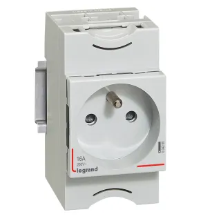 Prise De Courant Modulaire 10A À 16A 250V~ - 2P+T À Éclips - 2,5 Modules