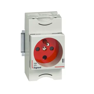 Prise Modulaire 10A À 16A 250V~ - 2P+T À Éclips Et À Détrompage - 2,5 Modules