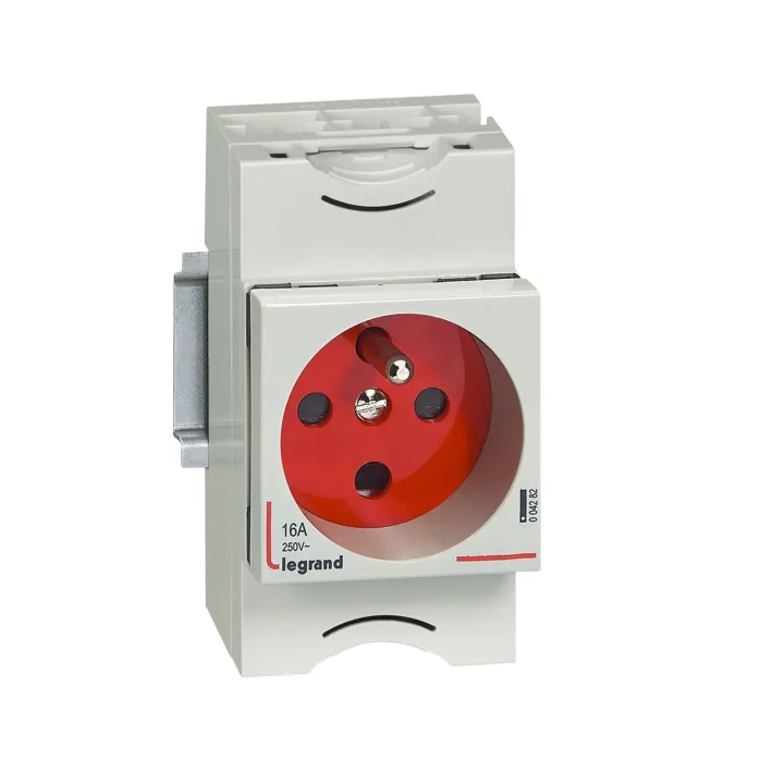 Prise Modulaire 10A À 16A 250V~ - 2P+T À Éclips Et À Détrompage - 2,5 Modules