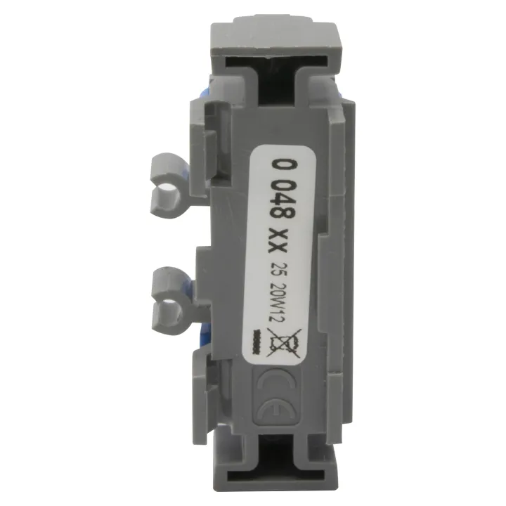 Bornier De Répartition Isolé Ip2X Neutre - 4X1,5Mm² À 16Mm² - Bleu - Long. 47Mm
