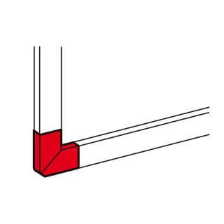 DLP ANGLE PLAT 105X35 BLANC