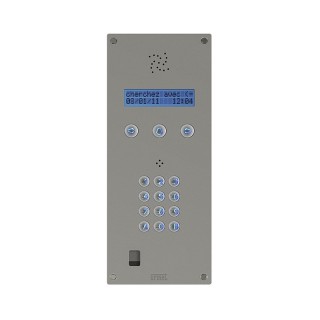 Platine de rue à  Défilement De Noms Bibus Audio 2L Inox Clavier