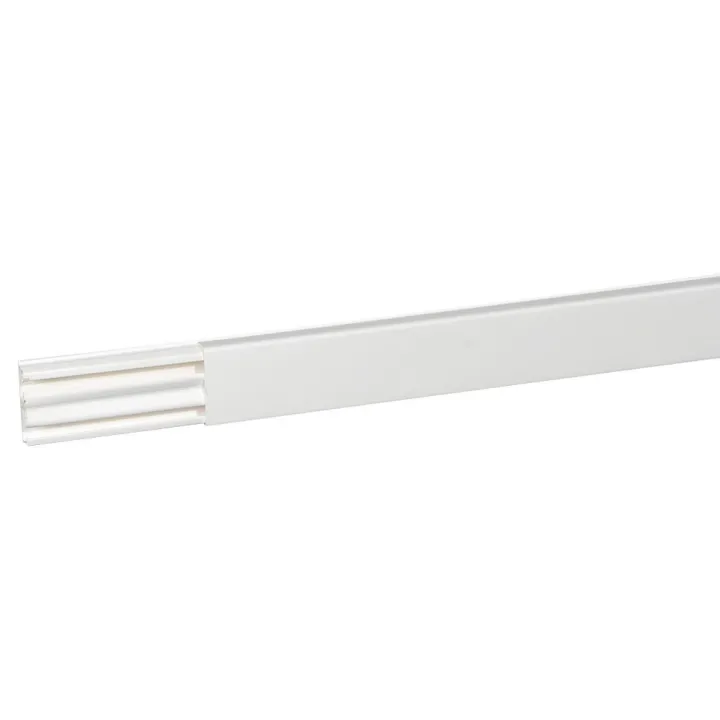Moulure Dlplus 40X12,5Mm 2 Compartiments Longueur 2,1M - Blanc